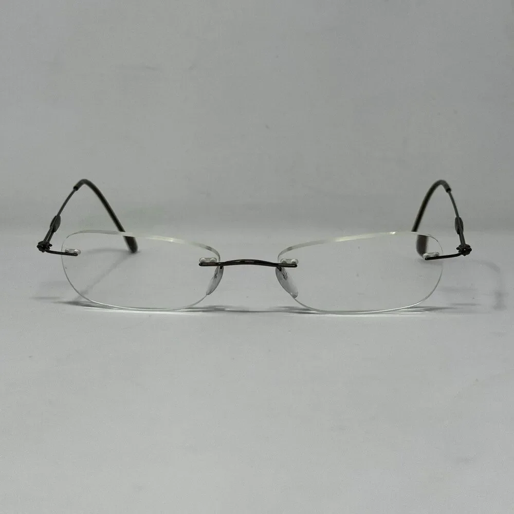 Silhouette Titan 7533 6078 Silver Gray Eyeglass Frames 52-19-140 Austria